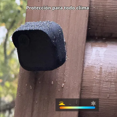 Vista 4 de Tonton Funda de silicona para Blink Outdoor 4/2K+, resistente a la intemperie, protección de silicona con capucha para cámara de seguridad