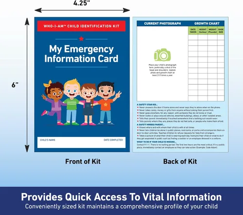 Vista 5 de Who-I-Am - Kits de identificación infantil con muestras de huellas dactilares y ADN (paquete de 5)