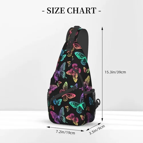 Vista 2 de Bolso bandolera para mujeres y hombres, mochila de viaje para senderismo, bolsa cruzada para el hombro, bolsa de pecho, casual, mochila deportiva