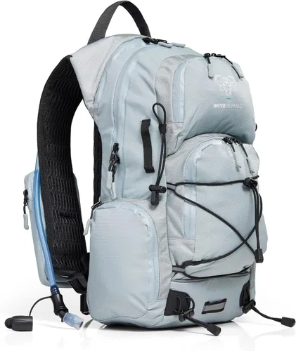 Vista 9 de Mochila de Hidratación Water Buffalo - Mochila de Senderismo Sherpa 22L con Vejiga de Agua - Mochila de Agua para Senderismo con Cremalleras