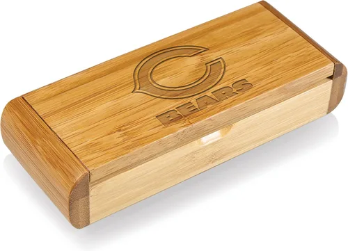 Vista 37 de PICNIC TIME Sacacorchos de camarero Elan Deluxe NFL en caja de regalo de bambú