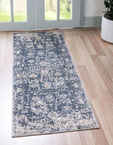Vista 26 de Unique Loom Portland Collection - Alfombra central (2 pies 2 pulgadas x 3 pies 1 pulgada, rectangular, negro y blanco/negro)