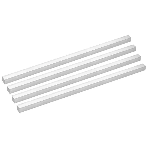 Vista 35 de uxcell Barra plana cuadrada de aluminio, 1-1/2" de espesor 1-1/2" de ancho 12" de longitud Barra cuadrada de aluminio 6061, placa plana de aluminio