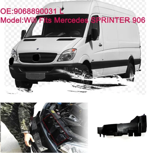 Vista 2 de Soporte de parachoques delantero izquierdo compatible con Mercedes Benz Sprinter 906 OE 9068890031 (izquierda OE 9068890031)