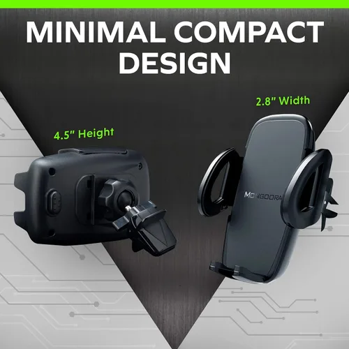 Vista 8 de Soporte de teléfono para ventilación de aire, soporte universal para teléfono celular con bloqueo para cualquier teléfono inteligente, iPhone