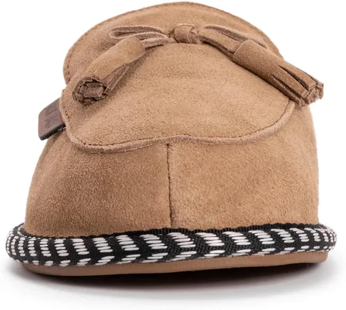 Vista 6 de MUK LUKS Pantuflas de cuero Cosette Mule para mujer
