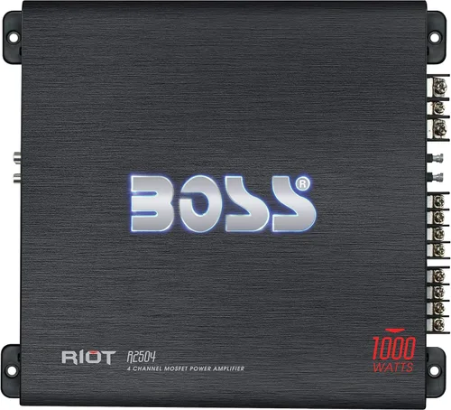Vista 6 de BOSS Audio Systems R3002 serie Riot amplificador de audio para auto - 600 W de alta potencia, 2 canales, 2/8 ohmios, entradas de alto y bajo nivel