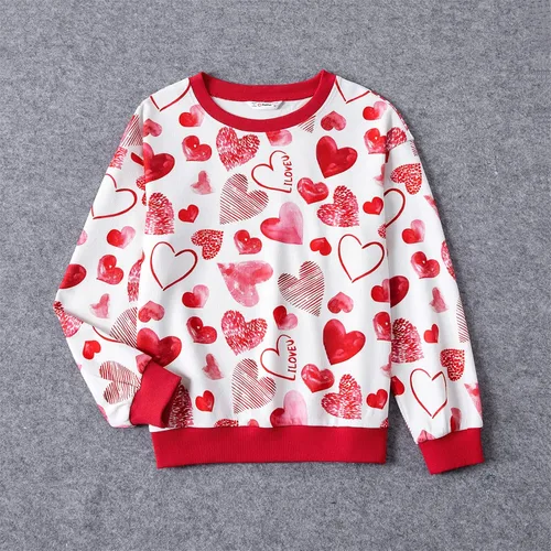 Vista 6 de PATPAT Conjunto de sudadera de leopardo para mamá e hija, mamá e hija, mamá y yo, ropa a juego, Gris