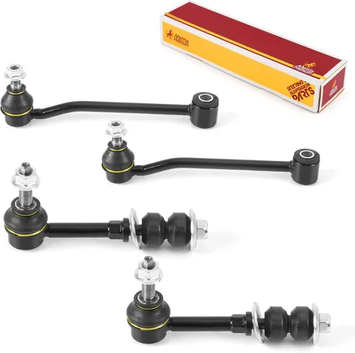 Vista 24 de Metrix Premium Chassis Parts - Kit de 4 piezas de barra estabilizadora delantera y trasera con enlace de extremo de barra estabilizadora para Ford