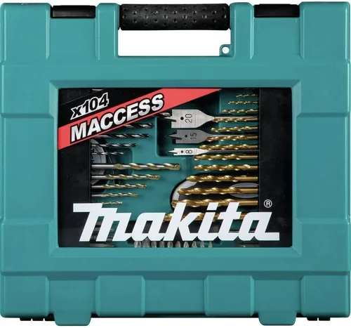 Vista 2 de Makita D-37150 - Juego de 104 piezas de brocas métricas y herramientas manuales