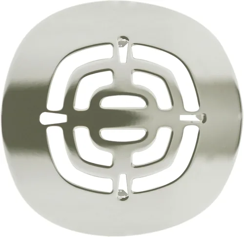 Vista 9 de Westbrass D316-18 4-1/2" OD - Colador de ducha a presión para desagüe, bronce cepillado
