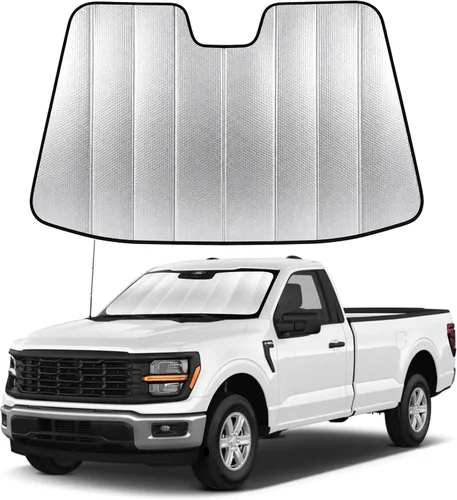 Vista 30 de EcoNour Parasol plegable de acordeón para parabrisas compatible con Tesla Model 3/Model Y 2017-2024 2025 2026, parasol delantero para ventana