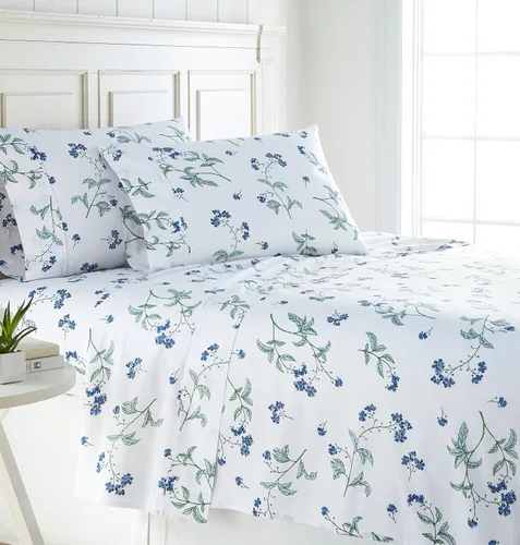 Vista 15 de Southshore Fine Living, Inc., Sábanas de Algodón 100% con Bolsillo Profundo, Sábanas de Algodón Satén de 300 Hilos Juego de Cama Tamaño Full, Sábana