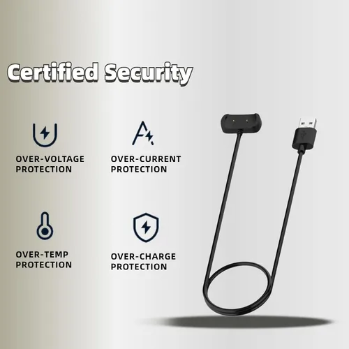 Vista 3 de Paquete de 2 cables de cargador para Amazfit GTR 2 / 2e / Mini, compatible con GTS 2 / 2e / GTS 4 Mini/Bip 5 / Bip 3 Pro/Bip U Pro Charger, cable