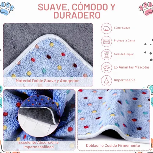 Vista 6 de Tudomro 8 Pcs Guinea Pig Fleece Cage Liners, Dot, 12 x 12 Inch Ropa de cama lavable reutilizable para animales pequeños, mantas absorbentes