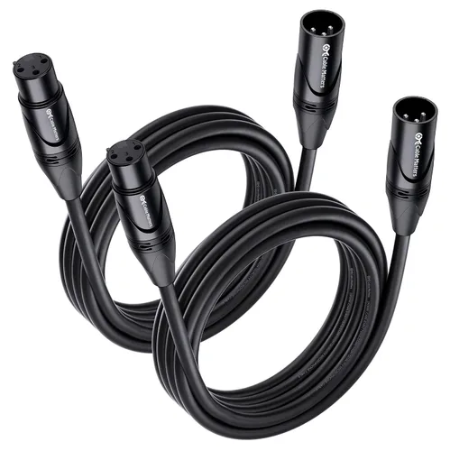Vista 9 de Cable Matters Paquete de 2 cables XLR a XLR de alta calidad, cable