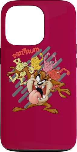 Vista 10 de Funda para iPhone 16 Looney Tunes Tazmanian Tantrum