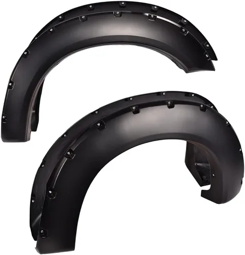 Vista 15 de CHEDA Guardabarros compatibles con Ford F150 2018-2020, color negro, estilo de fábrica, texturizado, pintables, 4