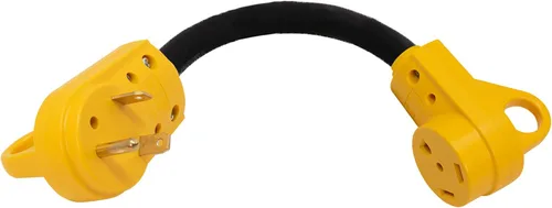 Vista 8 de IronBox Electric TT-30P a TT-30R - Adaptador y extensión - 30A, 125V, 10/3 SOOW - Cable adaptador de conector de enchufe resistente, cable