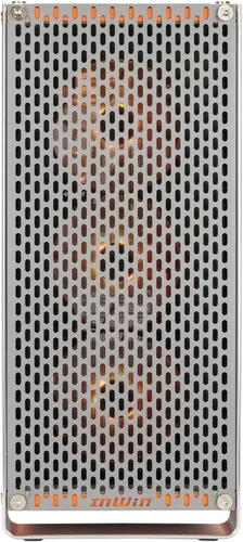 Vista 2 de InWin Dubili - Chasis para juegos de torre completa (serie iBuildiShare) con ventilador ARGB preinstalado x 4 (gris titanio)