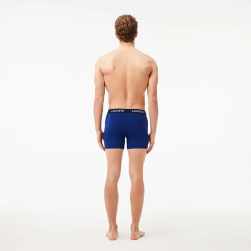Vista 4 de Lacoste Paquete de 3 calzoncillos tipo bóxer para hombre