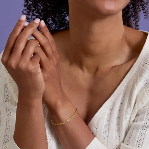 Vista 7 de Pure Collection by Ross-Simons Italian 14kt Yellow Gold Rope-Chain Bracelet