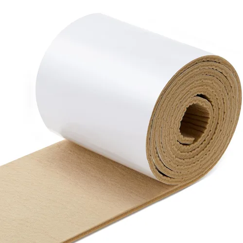 Vista 15 de Jecery Rollo de fieltro adhesivo de 1/4 x 6 x 1.25 yardas, cojín acolchado autoadhesivo para pies, acolchado cómodo para aliviar la presión, soporte