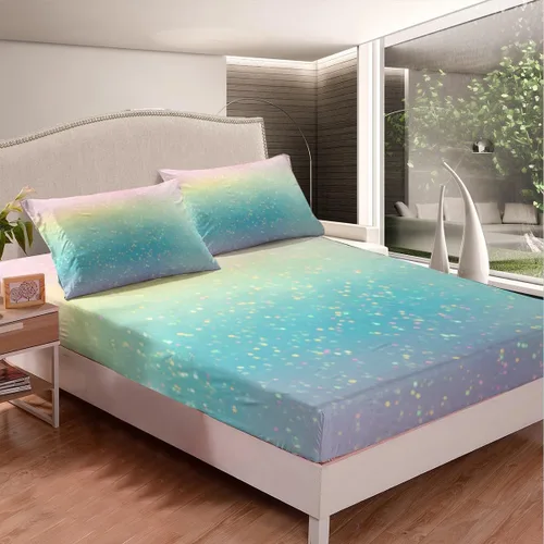 Vista 10 de Sábana bajera ajustable con diseño floral botánico para habitación de niños, diseño floral botánico para habitación de niños, diseño de ramas