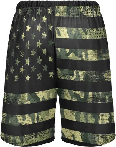 Vista 3 de Ollabaky Pantalones cortos de pijama para hombre Pjs partes inferiores pantalones cortos para dormir ropa de descanso pantalones de pijama