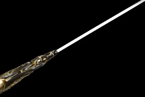 Vista 6 de LONGSWORD Dadao - Espada de cola de vaca hecha a mano con hoja de acero forjado de alto carbono, vaina de poliuretano y accesorios de aleación