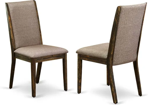 Vista 4 de East West Furniture F2LA7-716 Juego de comedor, mediano