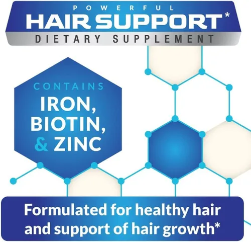Vista 7 de DHT Blocker Suplemento de apoyo para el crecimiento del cabello, palma enana americana + vitaminas para el cabello para mujeres y hombres, apoya
