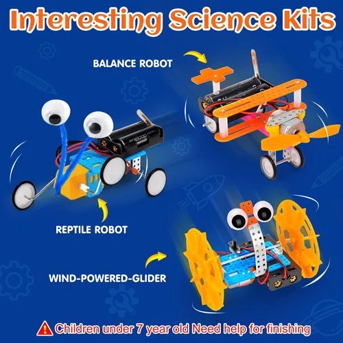 Vista 4 de Kits STEM para niños, juego de kit de robótica, juguetes educativos STEM