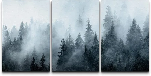 Vista 58 de wall26 Lienzo enmarcado para pared, juego de arte debajo de los tallos de bambú verde, naturaleza, desierto, fotografía, realismo, contemporáneo