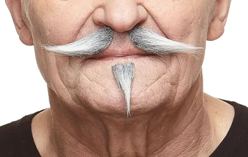 Vista 59 de Mustaches Self-Adhesive Stick On Fake Handlebar for Adults Negro