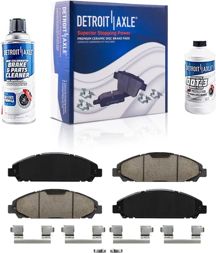 Vista 43 de Detroit Axle - Kit de freno delantero para Ford F-150 2010-2011, Ford Expedition Lincoln Navigator 2010-2021, repuesto de pastillas de freno