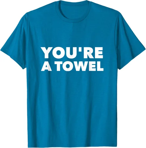 Vista 5 de Eres un toalla Funny camisa, mujer XL, Negro
