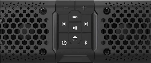 Vista 5 de Wet Sounds Stealth XT 6-B - Barra de sonido todo en uno IP67 a prueba de agua de 300 vatios amplificada con Bluetooth de 6 altavoces con control
