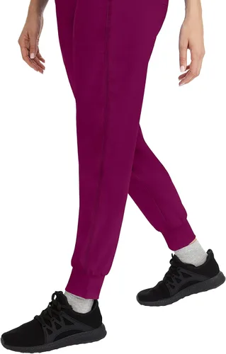 Vista 5 de healing hands Jogger Scrubs for Women Six Pocket Tara Scrub Pant 9233 Purple Label