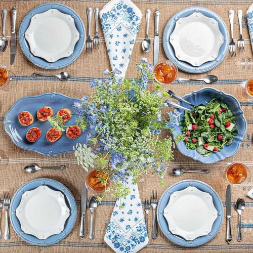 Vista 7 de Juliska Plato llano Berry & Thread - Chambray