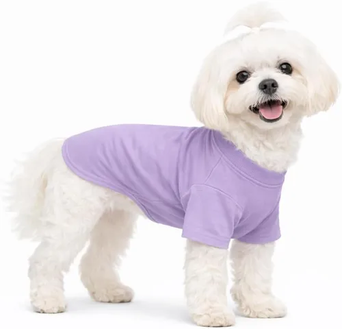 Vista 192 de Lovelonglong 2019 - Ropa para mascotas, Disfraces para Perro, Ropa Camisetas en blanco para Perros Grande Medianos Pequeños 100% Algodón 18