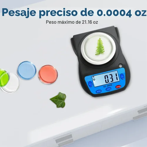 Vista 3 de Báscula digital de laboratorio, 21.16 oz x 0.0004 oz, precisión, equilibrio científico