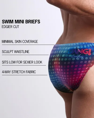 Vista 113 de Bang Men's Swimwear - Swim Mini Brief - Low Rise Fit Bikini Swimsuit