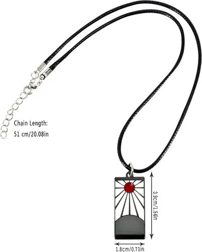 Vista 3 de Collar de anime Cosplay para Tanjirou