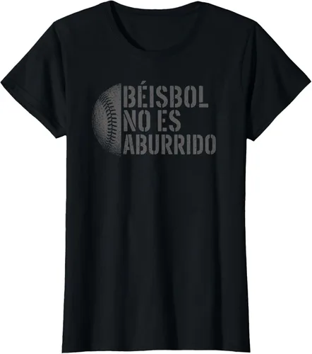 Vista 7 de Beisbol No ES Aburrido Funny Baseball is Not Boring Quote T-Shirt