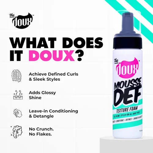 Vista 3 de The Doux Espuma de textura MOUSSE DEF, mousse multiusos para peinar