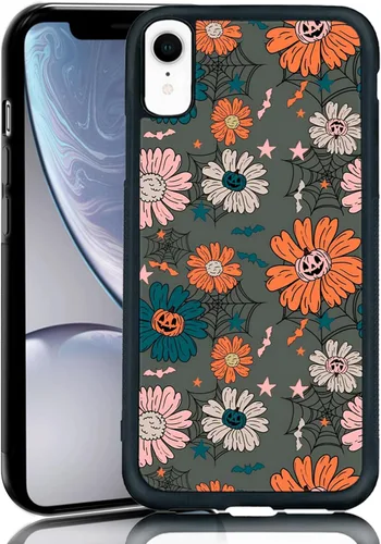 Vista 14 de Funda para iPhone 11 Pro Max, funda protectora de poliuretano termoplástico (TPU) a prueba de golpes, diseño de cabeza de calabaza, diseño de araña