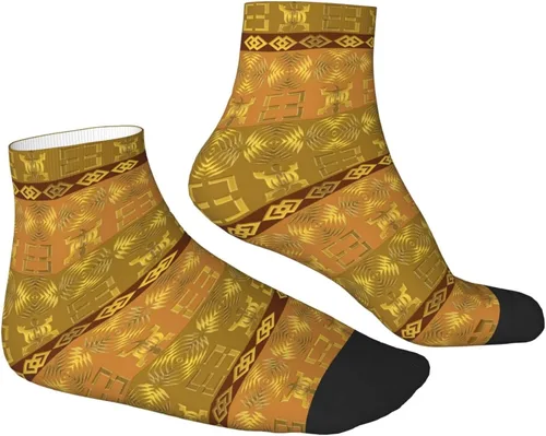 Vista 3 de DKJlitter Unisex Ankle Socks, Padded Athletic Quarter Socks Fashion Running Casual Socks