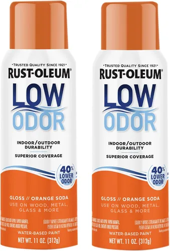 Vista 32 de Rust-Oleum - Pintura en aerosol prémium de bajo olor, gris ancla brillante Olor 40% menor que las pinturas en aerosol tradicionales, durabilidad