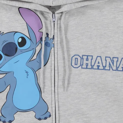 Vista 5 de Disney Sudadera con capucha Lilo and Stitch para mujer, diseño clásico de Lilo y Stitch